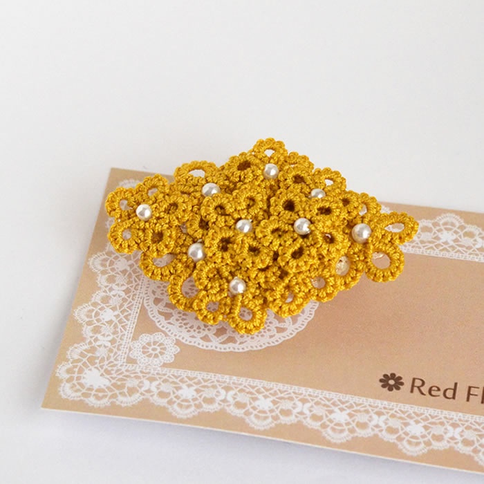 花束ポニーフック ヘアフック ヘアアクセサリー フラワー かわいい 繊細