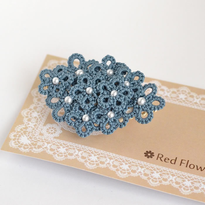 花束ポニーフック ヘアフック ヘアアクセサリー フラワー かわいい 繊細