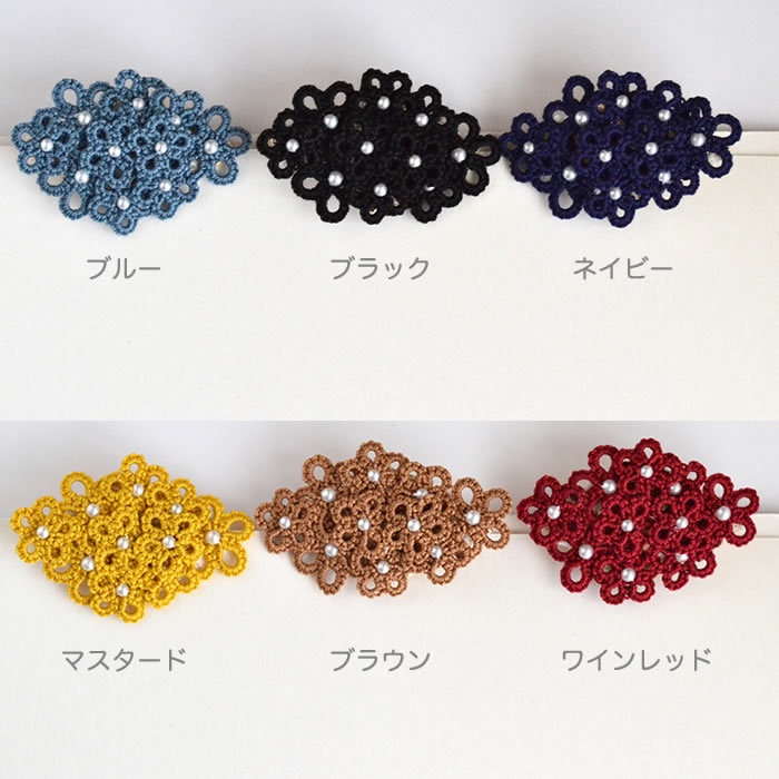 花束ポニーフック ヘアフック ヘアアクセサリー フラワー かわいい 繊細