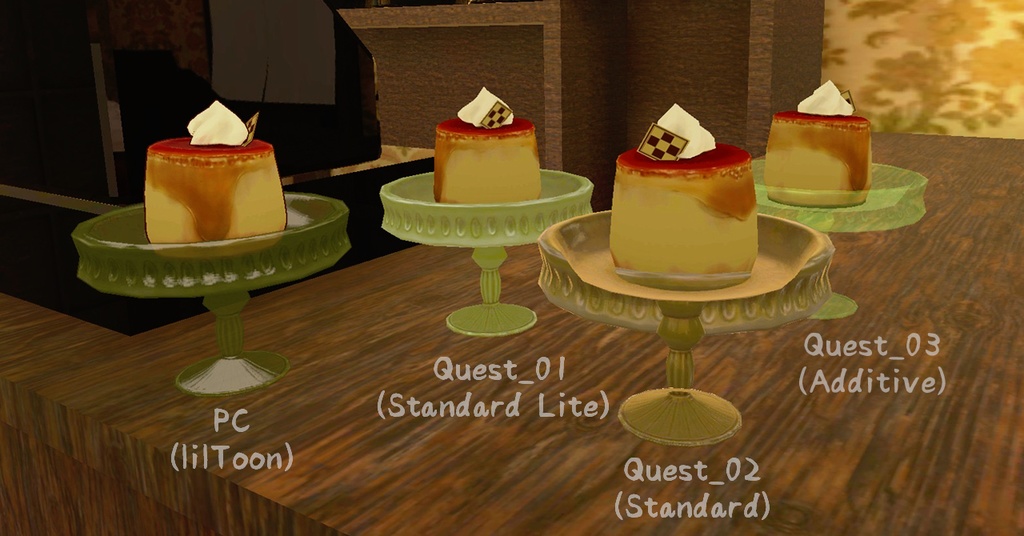 【置物】レトロ喫茶店のプリン【揺れるVer.あり】