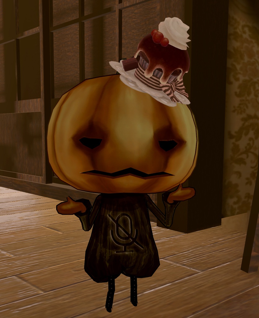 【3D小道具・アクセサリー】帽子にもなる・手描き風マフィン3種【VRChat】