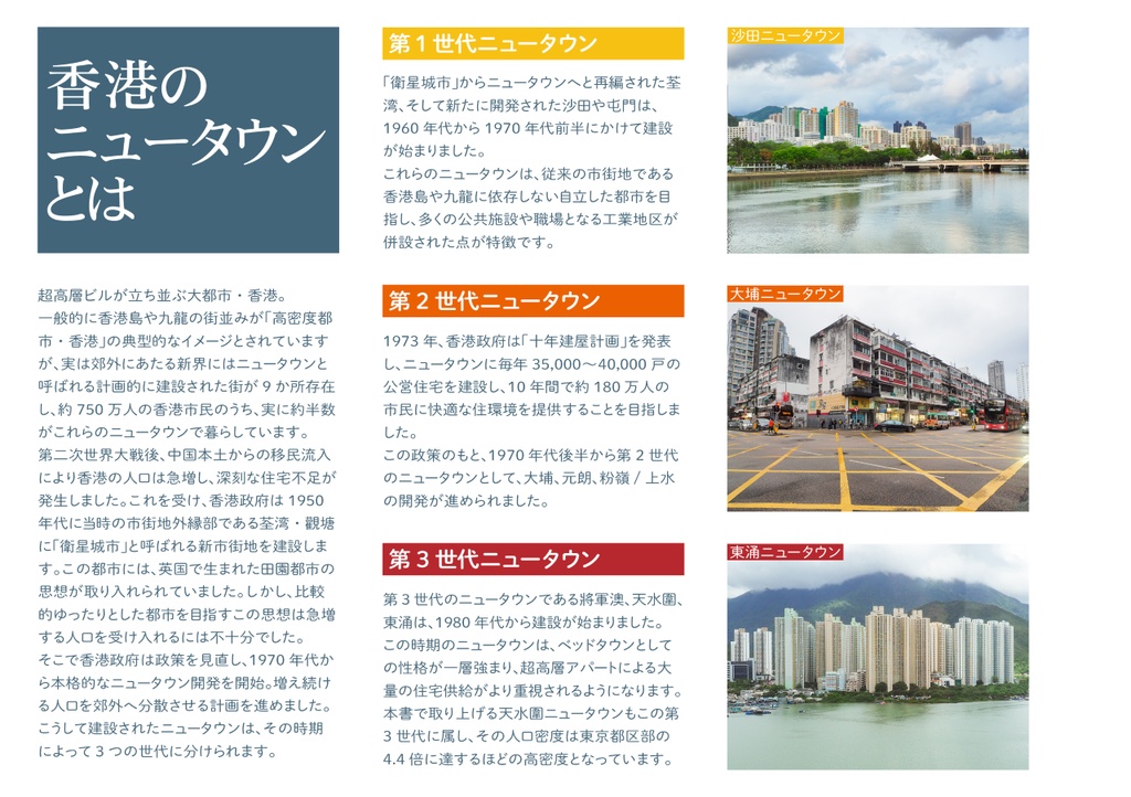 香港団地散歩3 摩天楼・天水圍北