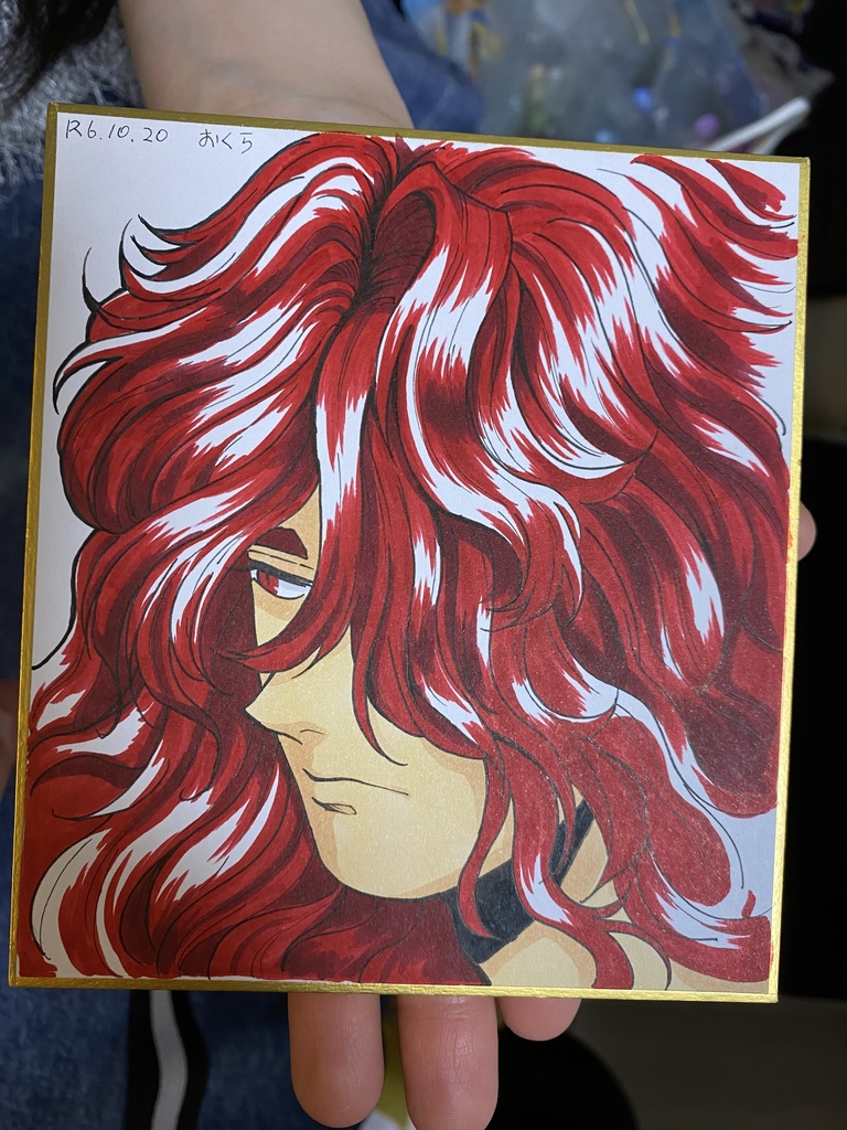 原画色紙(神城)