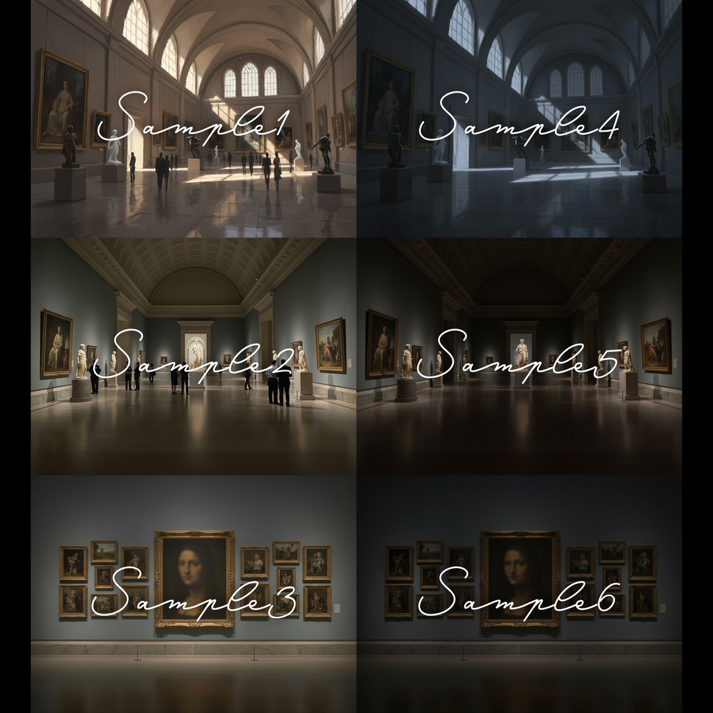 美術館/背景素材003【TRPG/CoC/ココフォリア】