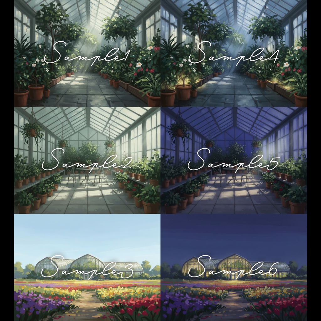 植物園 温室/背景素材004【TRPG/CoC/ココフォリア】