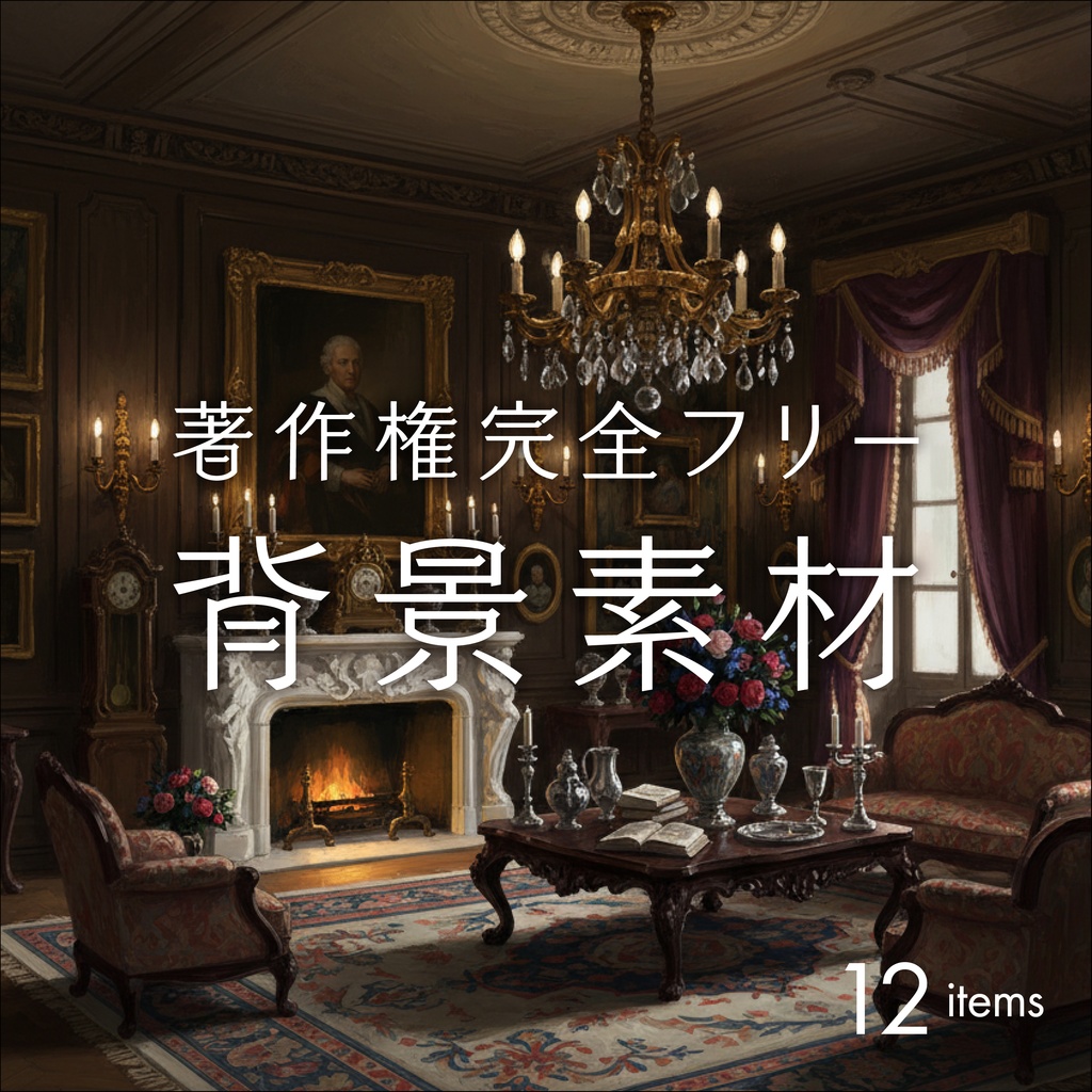 クラシカルな洋館/背景素材005【TRPG/CoC/ココフォリア】