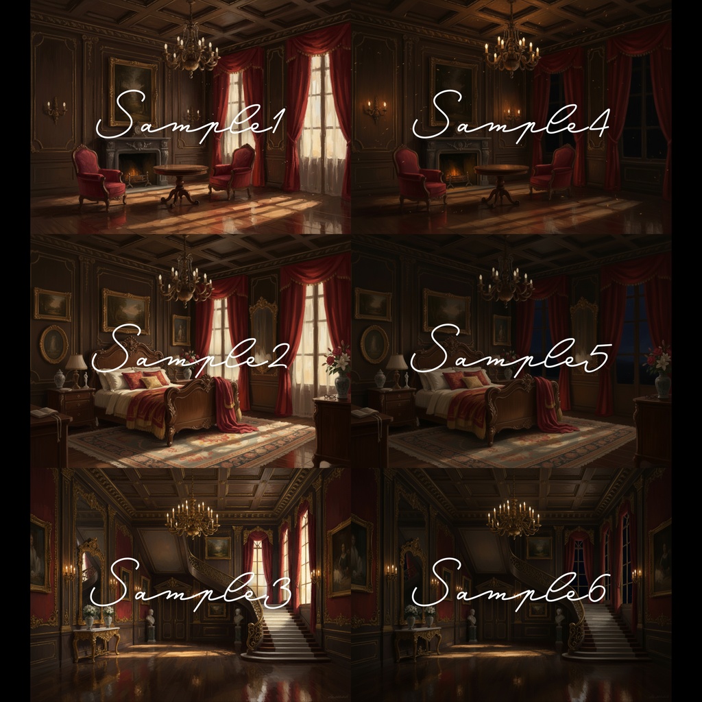 クラシカルな洋館/背景素材006【TRPG/CoC/ココフォリア】