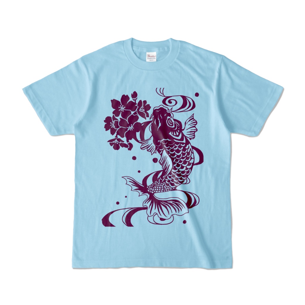のぼり鯉Tシャツ(青)