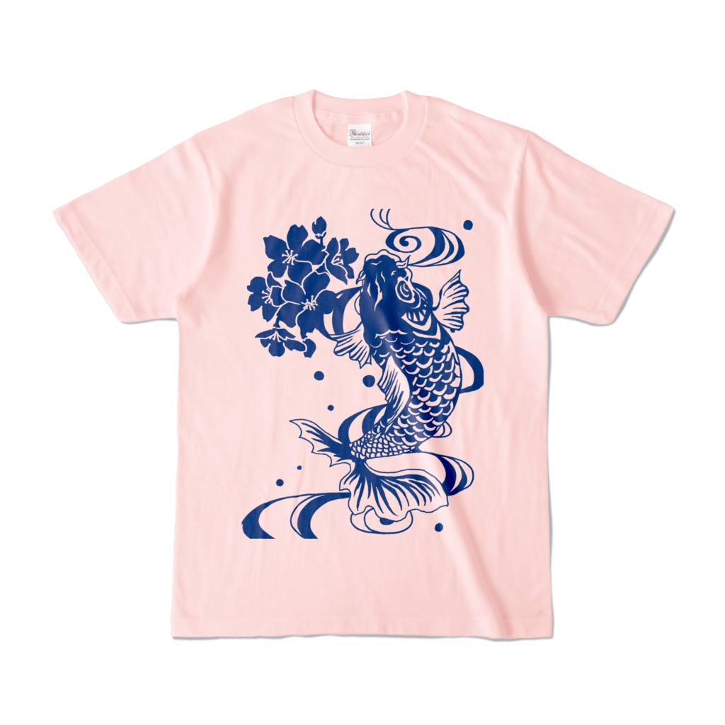 のぼり鯉Tシャツ(ピンク)