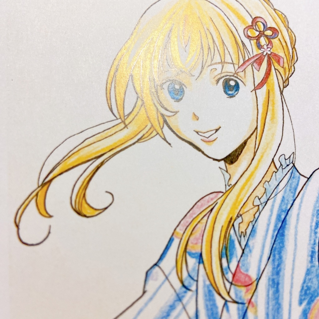 ポストカード 乱藤四郎-軽装-