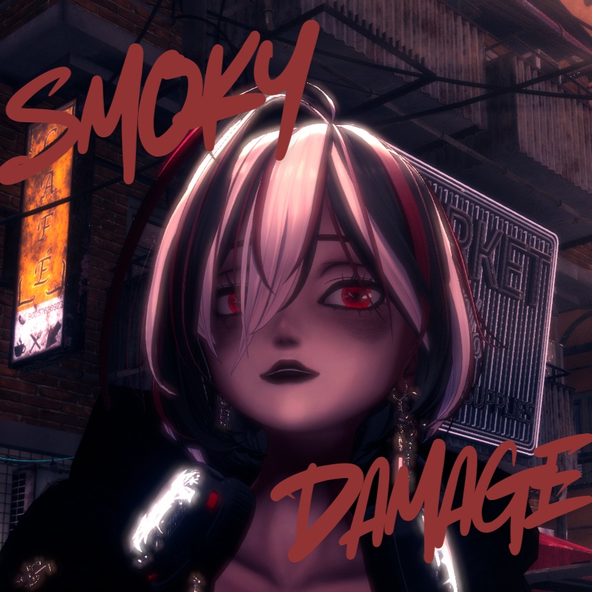 半額SALE【Velnica】SMOKY DAMAGE(eye+body&make_texture)