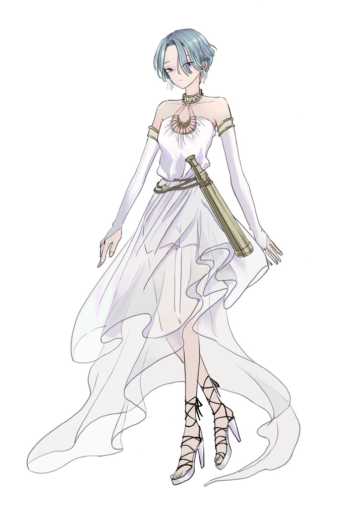 【立ち絵素材】天文学者/星読み/ギリシャ/中性