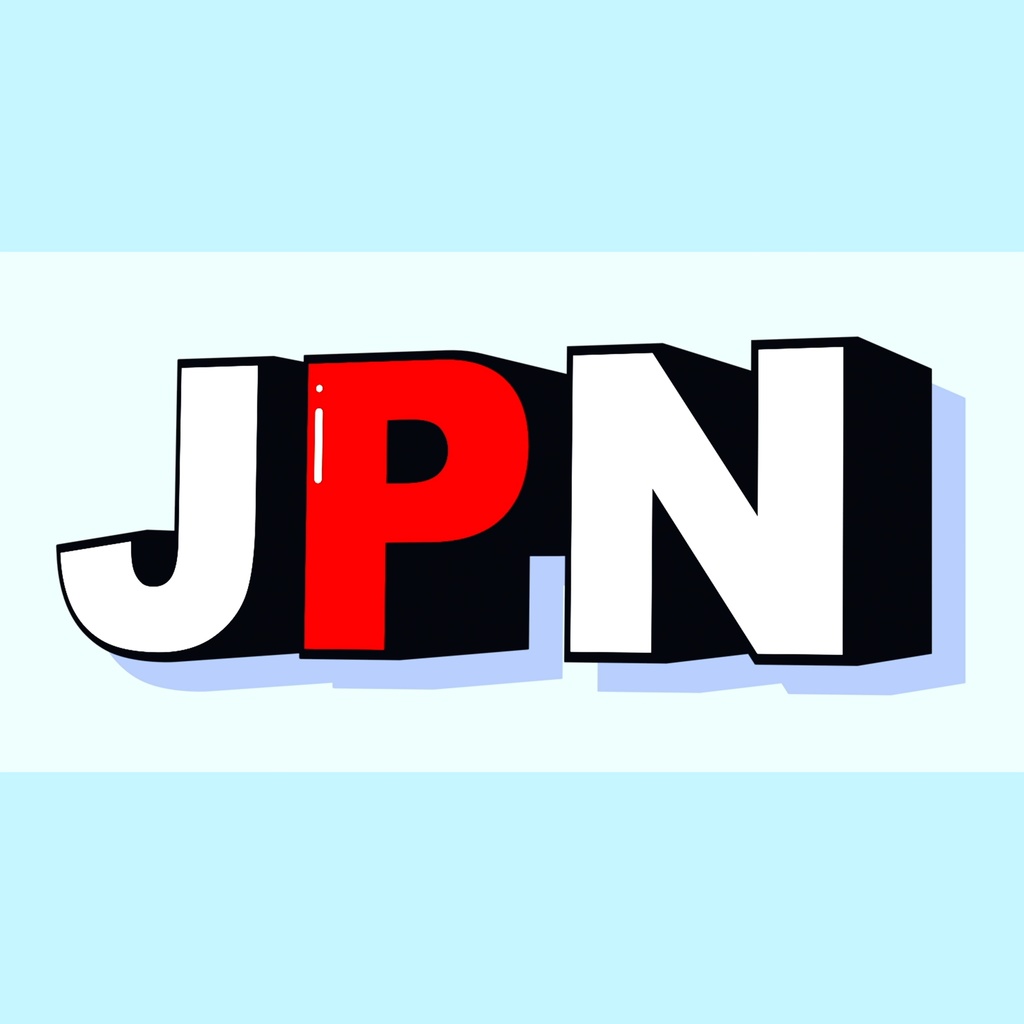 日本国旗をモチーフにした3D ロゴ