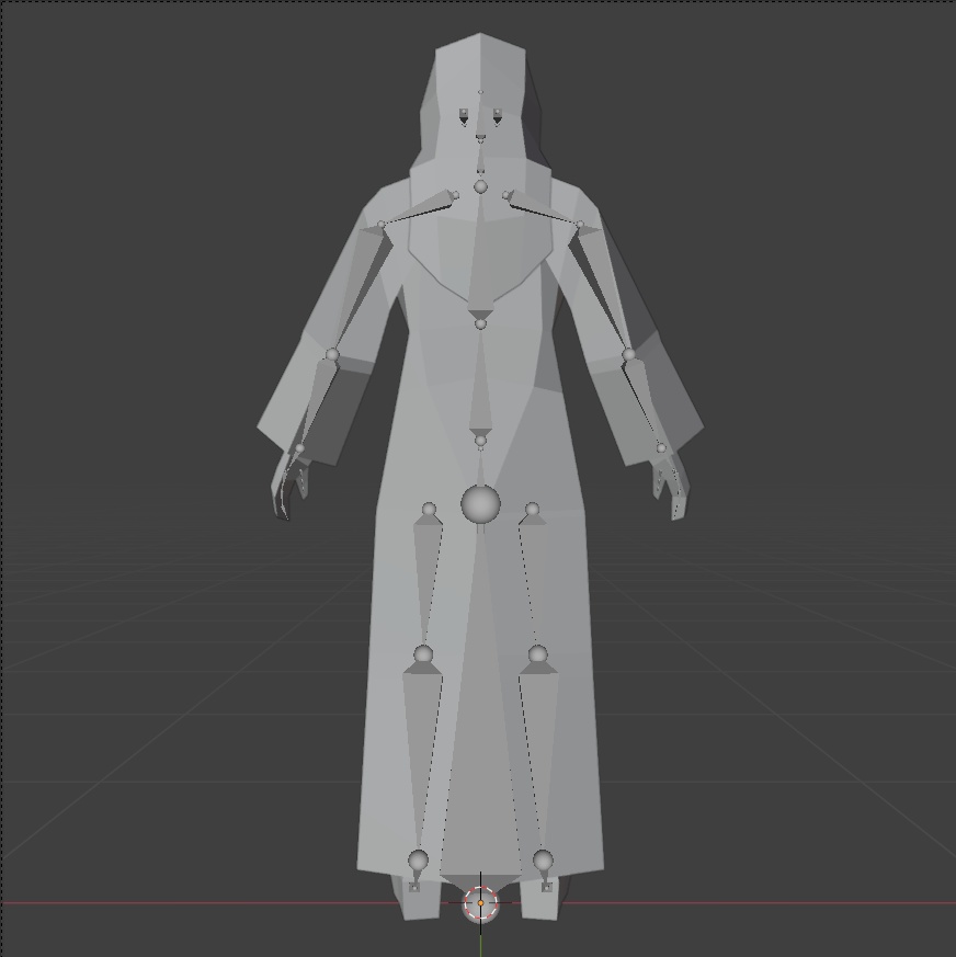 時代劇シリーズ第2弾【レトロゲーム風3Dキャラクター】女侍(ver.2)