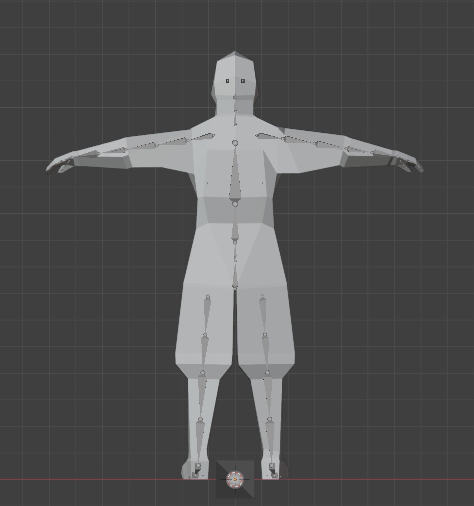 【レトロゲーム風3Dキャラクター】女忍者(ver.1)