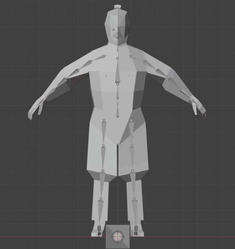 時代劇シリーズ第5弾【レトロゲーム風3Dキャラクター】足軽(ver.1)