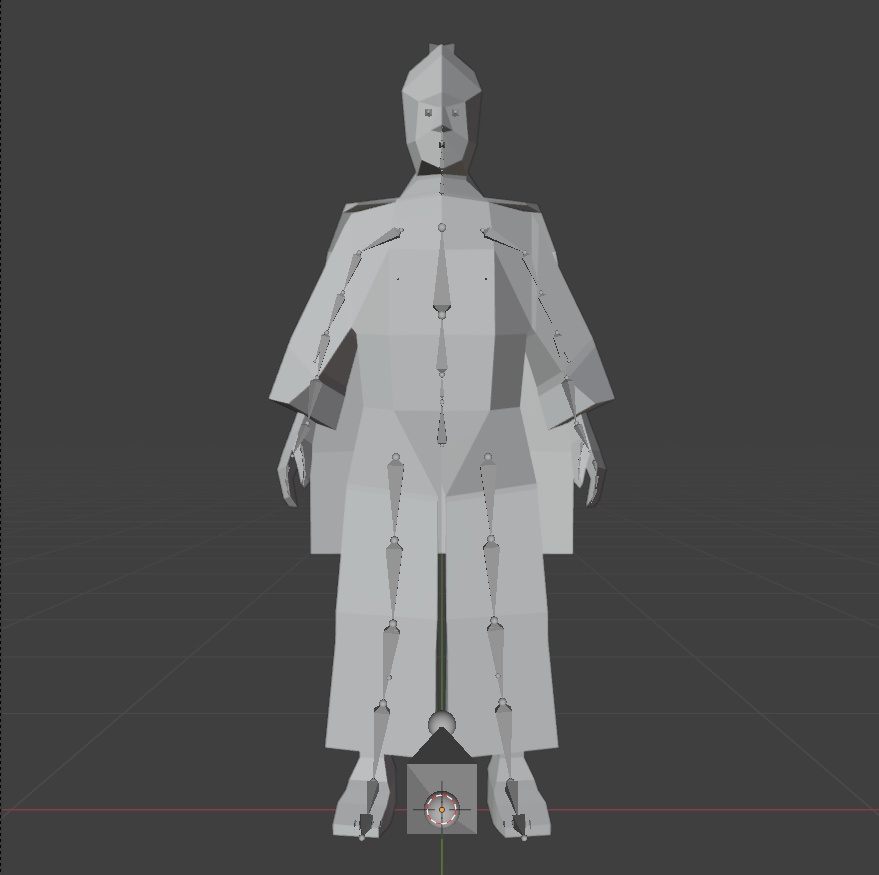 時代劇シリーズ第8弾【レトロゲーム風3Dキャラクター】盗賊(ver.1)