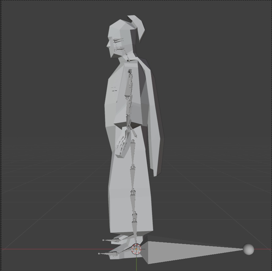 時代劇シリーズ第8弾【レトロゲーム風3Dキャラクター】盗賊(ver.1)