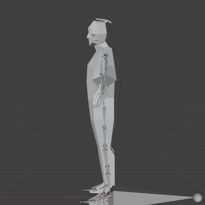 時代劇シリーズ第9弾【レトロゲーム風3Dキャラクター】町人A(ver.1)