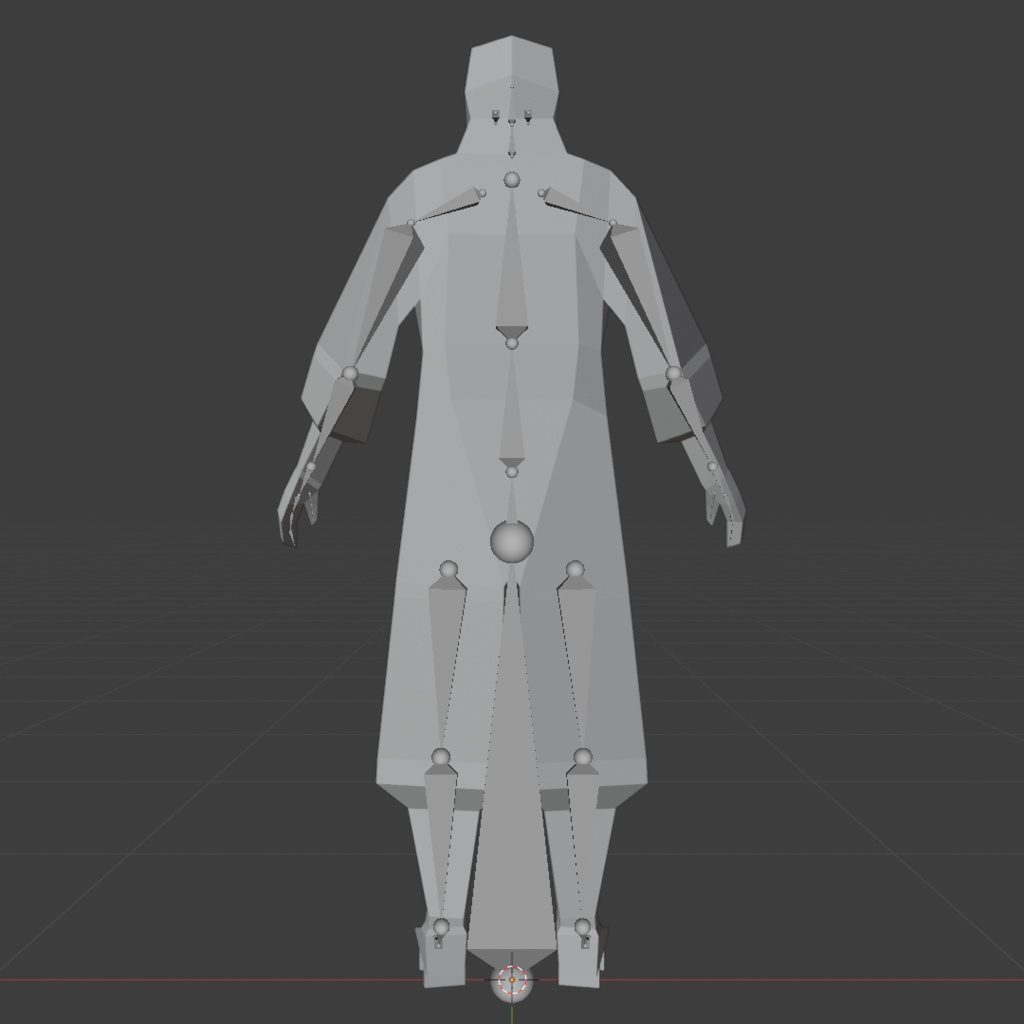 時代劇シリーズ第13弾【レトロゲーム風3Dキャラクター】僧兵(ver.2)