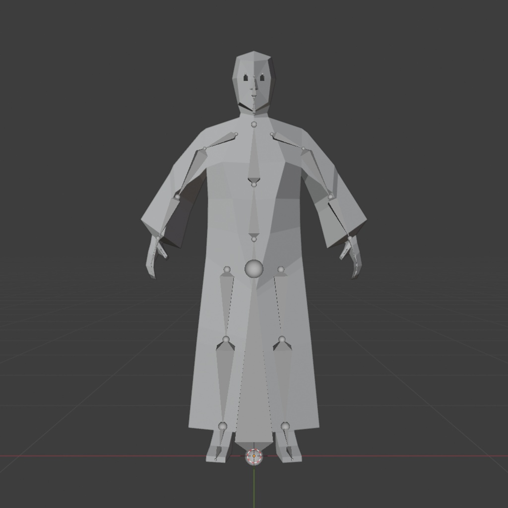 時代劇シリーズ第14弾【レトロゲーム風3Dキャラクター】用心棒(ver.2)