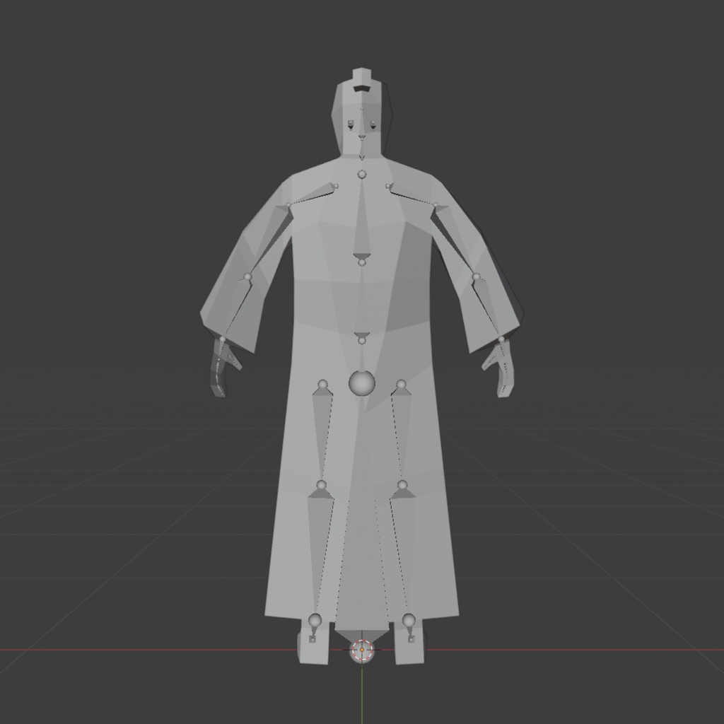 時代劇シリーズ第14弾【レトロゲーム風3Dキャラクター】用心棒(ver.2)