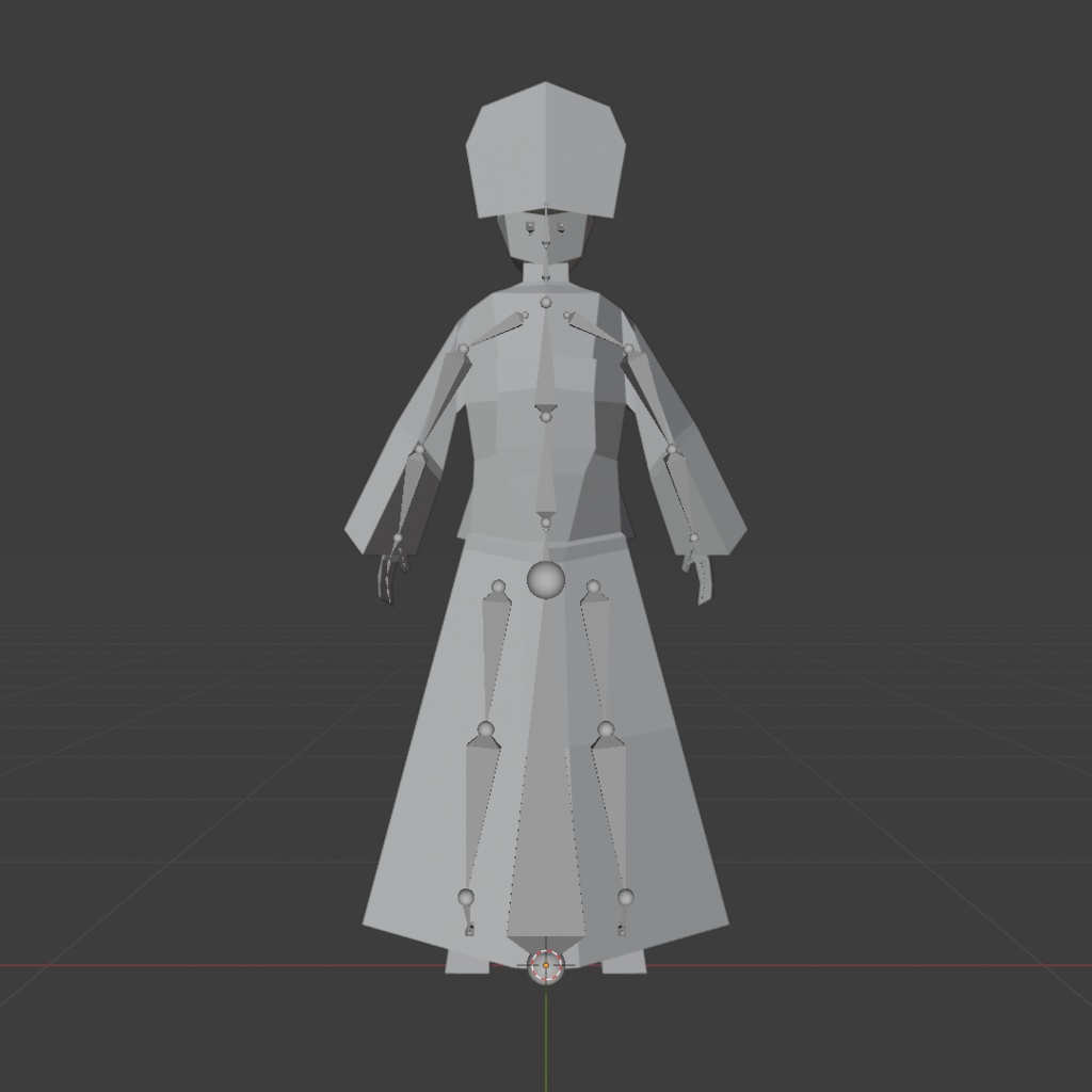 時代劇シリーズ第15弾【レトロゲーム風3Dキャラクター】花魁(ver.2)