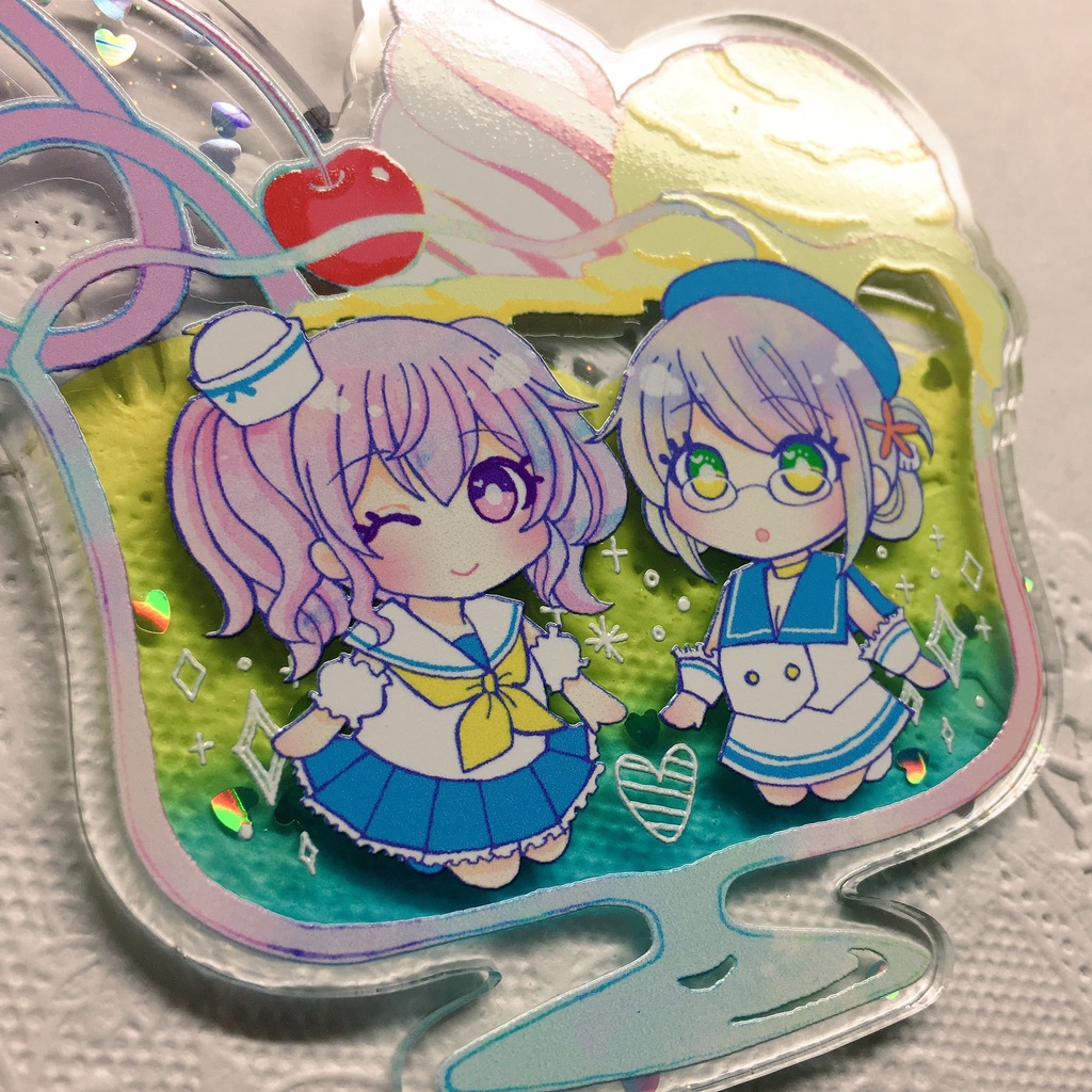 トロピカルな香取鹿島アクキー🍹