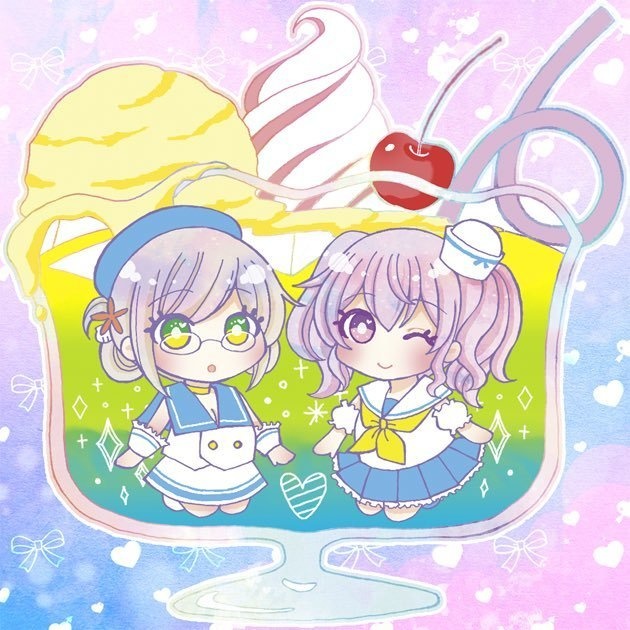 トロピカルな香取鹿島アクキー🍹