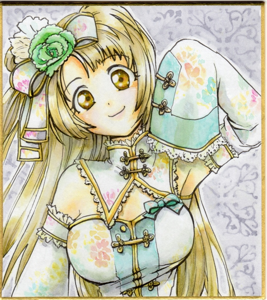 【手描き色紙】ラブライブ!チャイナ覚醒9枚セット