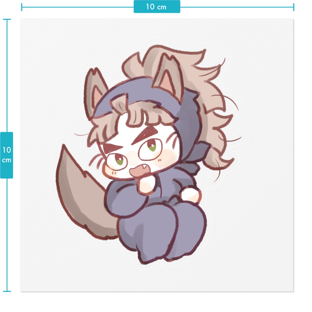 ゆる絵*ステッカー*竹谷