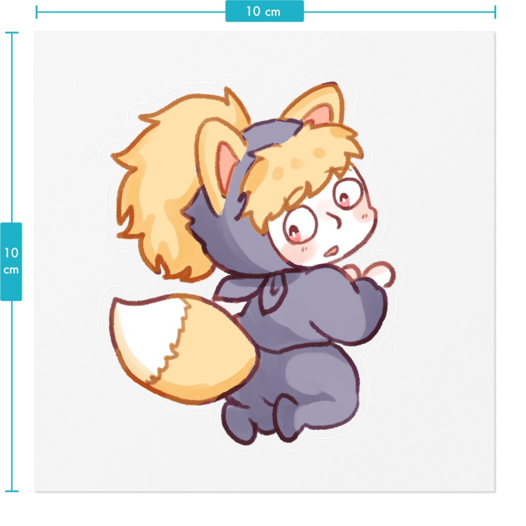 ゆる絵*ステッカー*不破