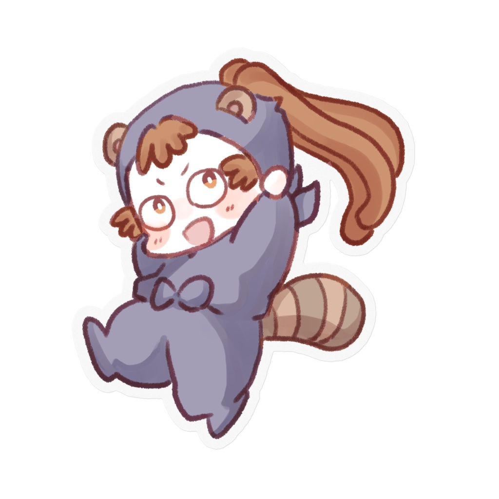 ゆる絵*ステッカー*尾浜
