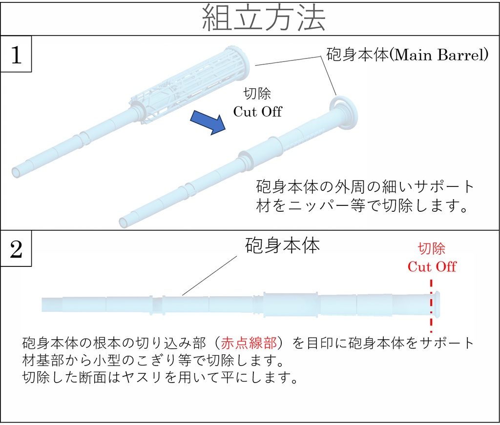 1/35 74式戦車 105mm戦車砲 サーマルジャケット レジンキット 陸上自衛隊
