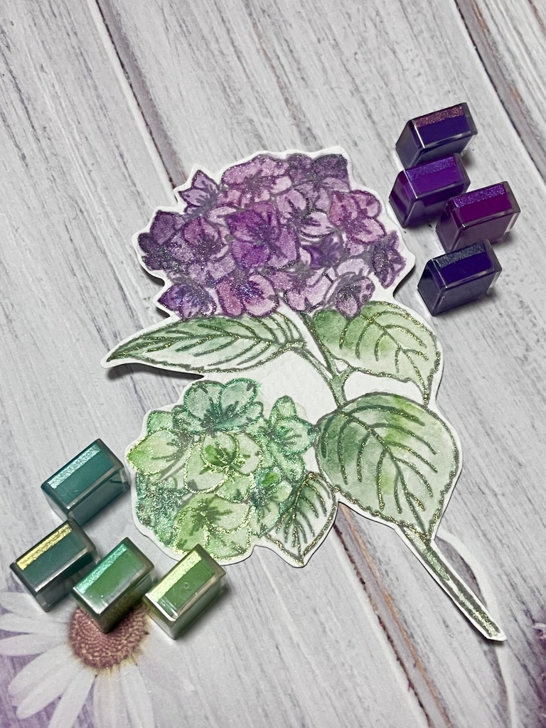 紫陽花ムースカラー