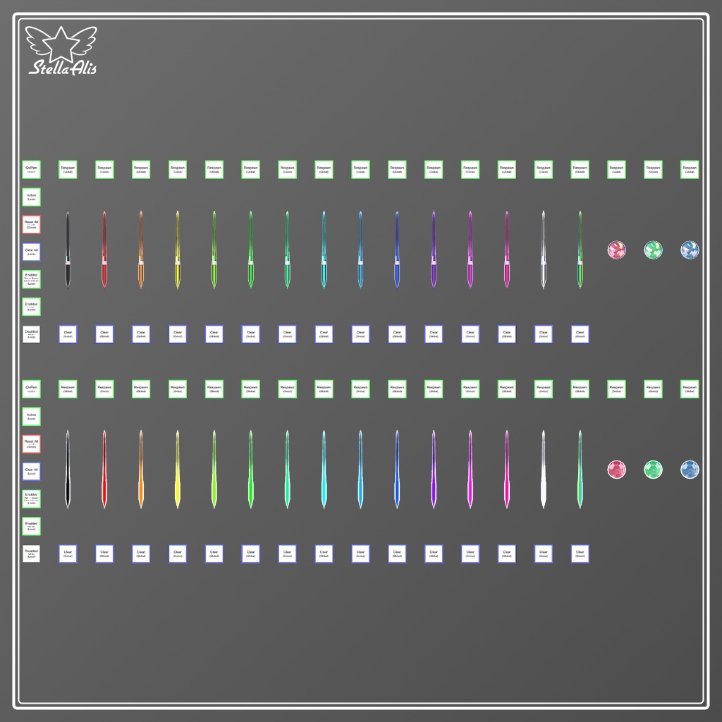 QvPen差し替え Quartz Pen【VRChat】