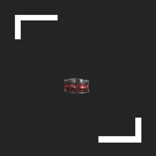 3Dモデル【網柄リング】