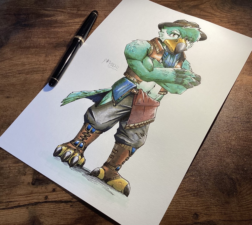 ベルタ　イラスト原画