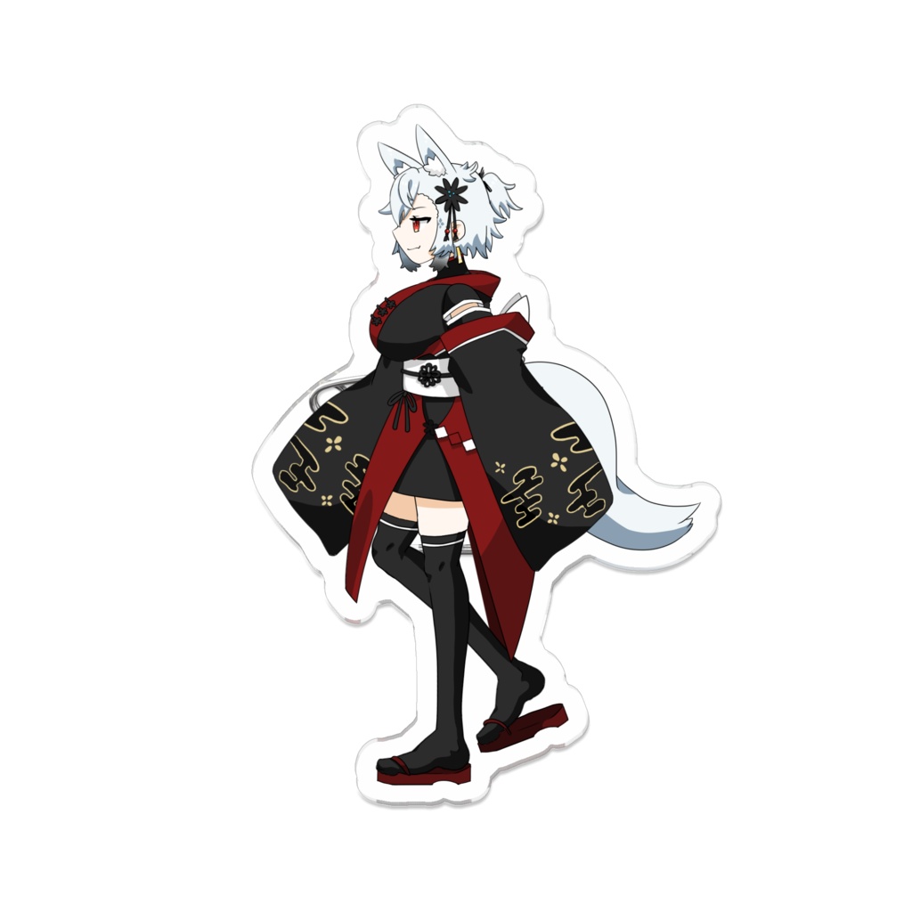 【丹下琴絵オンリー2021】狐の琴音が鳴る社3 アクリルバッジ