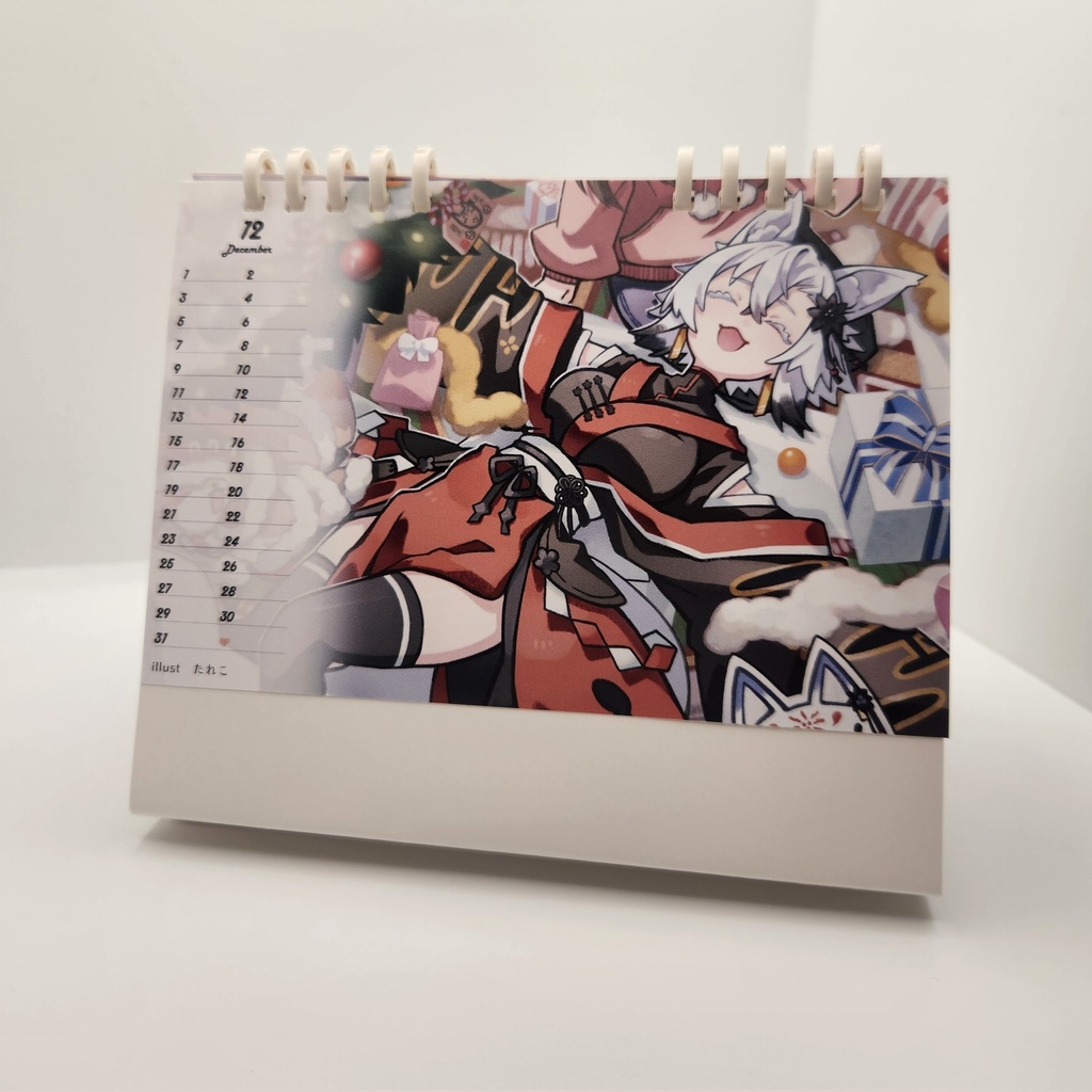 【2025】丹下琴絵卓上カレンダー