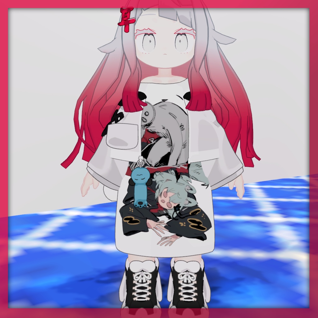 【無料】まろ落書きTテクスチャ(9種)【みみのこ】