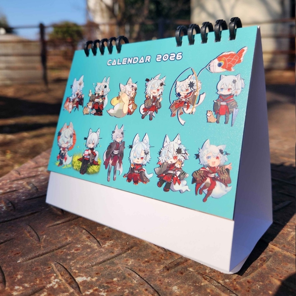 【2026】丹下琴絵卓上カレンダー