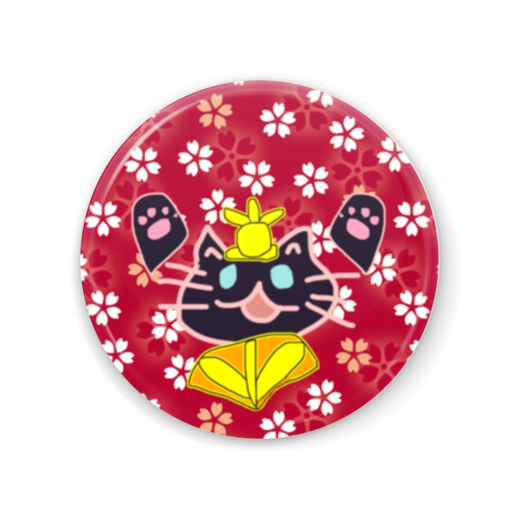 おひな様みーちゃん缶ミラー