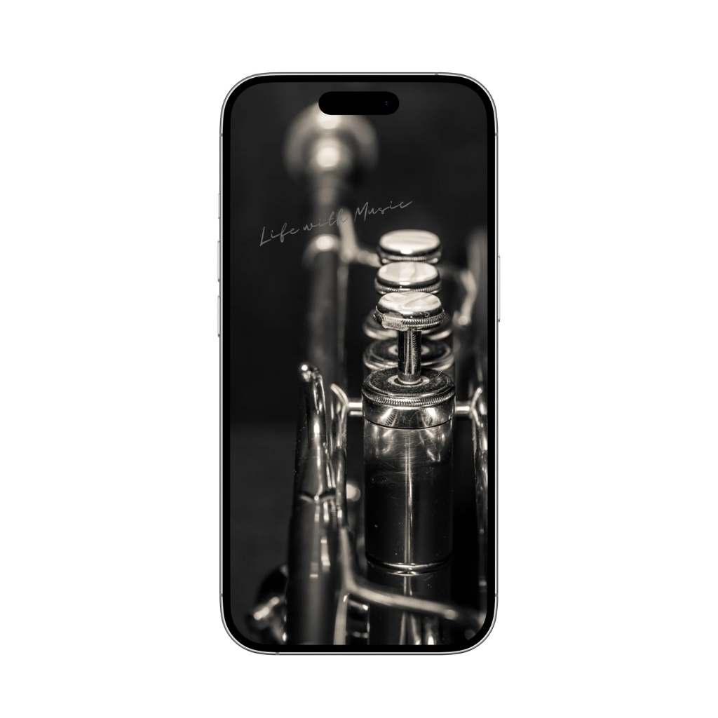 Life with Music – Trumpet スマホ壁紙(1440×3200)3枚+ボーナス1枚