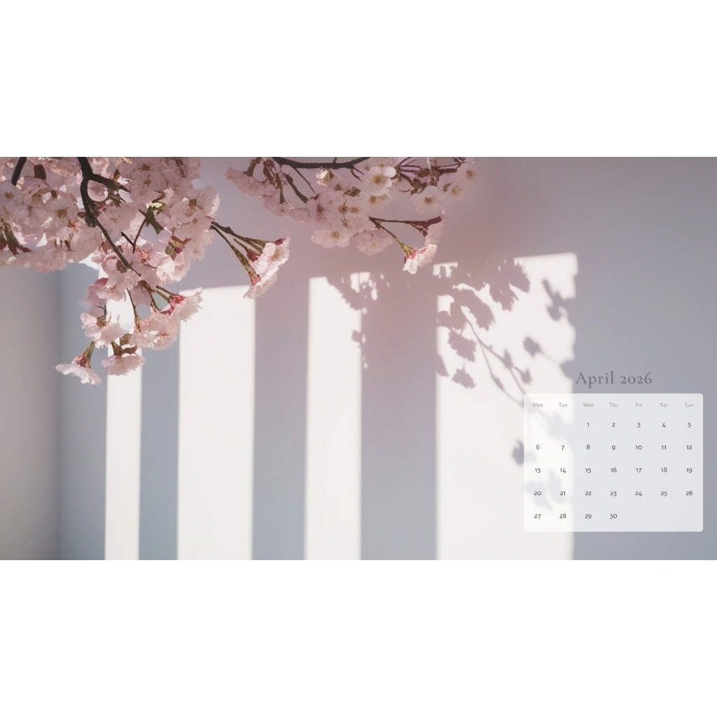 4月 デスクトップ壁紙 1920×1080px 【 無料 】