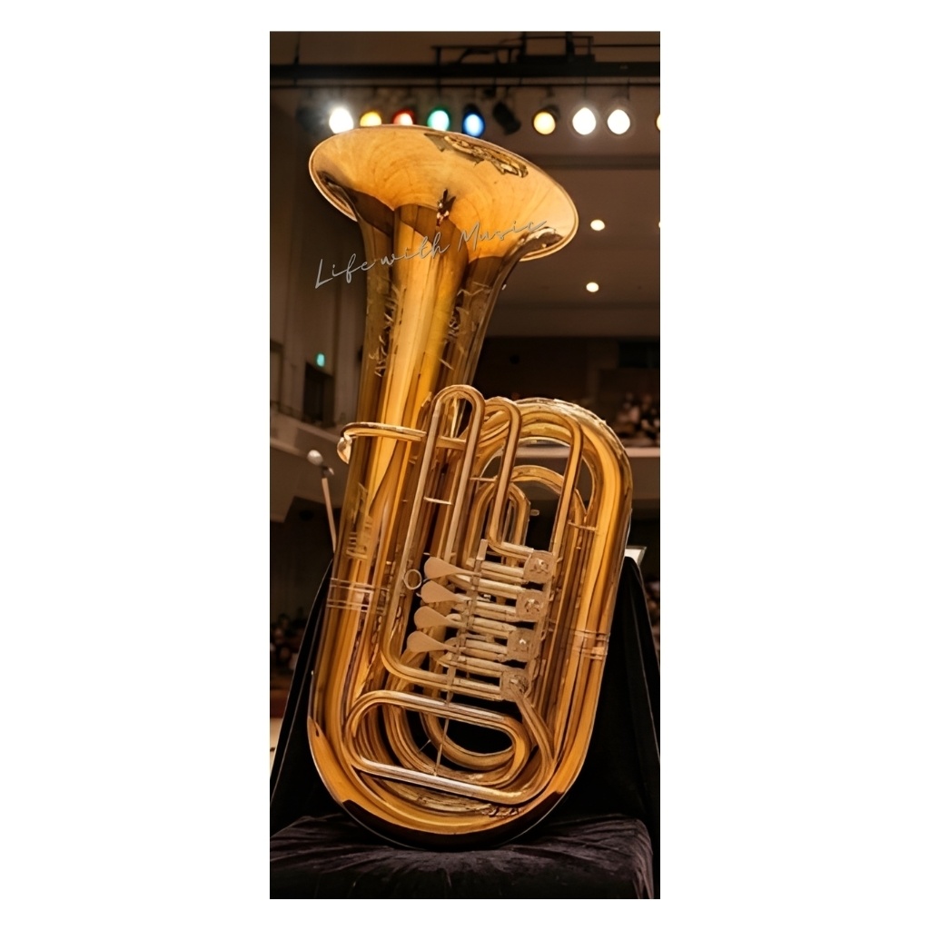 Life with Music – Tuba スマホ壁紙(1440×3200)3枚