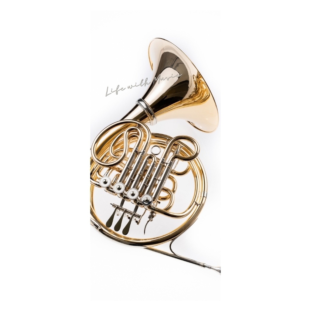 Life with Music – French Horn スマホ壁紙(1440×3200)3枚+ボーナス1枚
