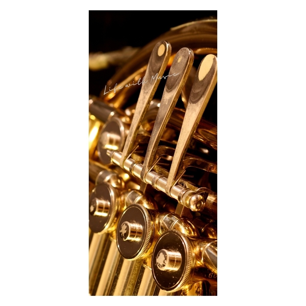 Life with Music – French Horn スマホ壁紙(1440×3200)3枚+ボーナス1枚