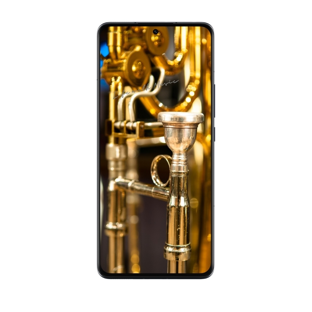 Life with Music – Trombone スマホ壁紙(1440×3200)3枚+ボーナス1枚