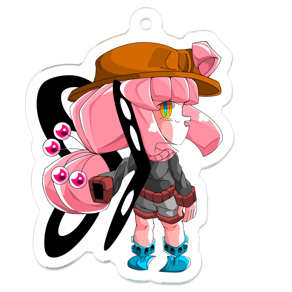 アクリルキーホルダーサフラン